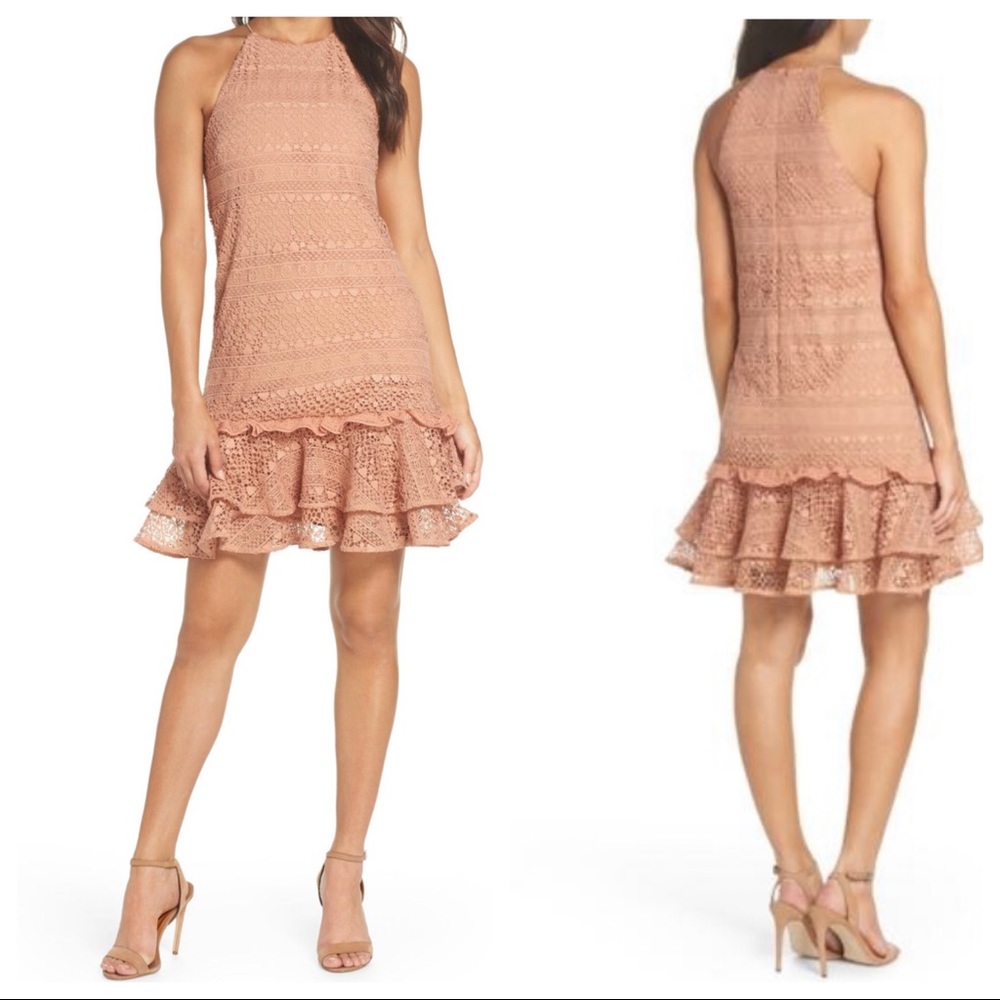 COOPER ST Cooper St. Elizabeth Lace Halter Dress